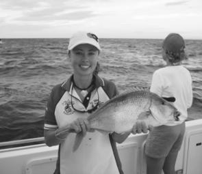 Cat, Tash, Bec, Angie and Summer had a day to remember aboard charter boat Nitro catching kingfish, snapper and morwong at Montague Island.
